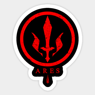 Symbol of Ares - Hades Sticker